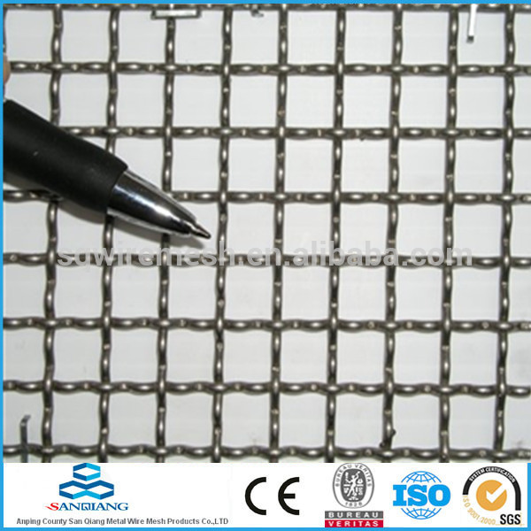 durable crimped woven wire mesh(factory)