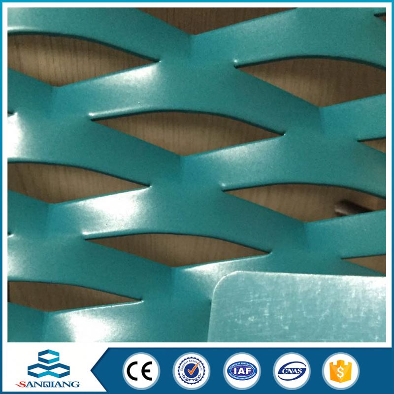 fluoro carbon coating aluminum expanded metal mesh panels