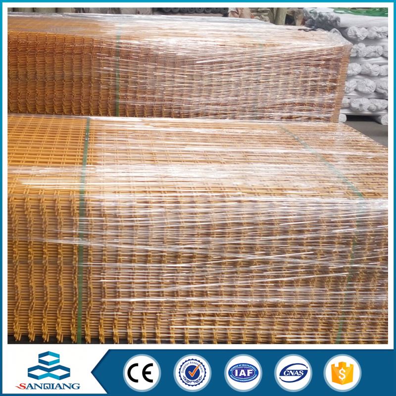garden fence used flat 4x4 welded wire mesh panel with factory price