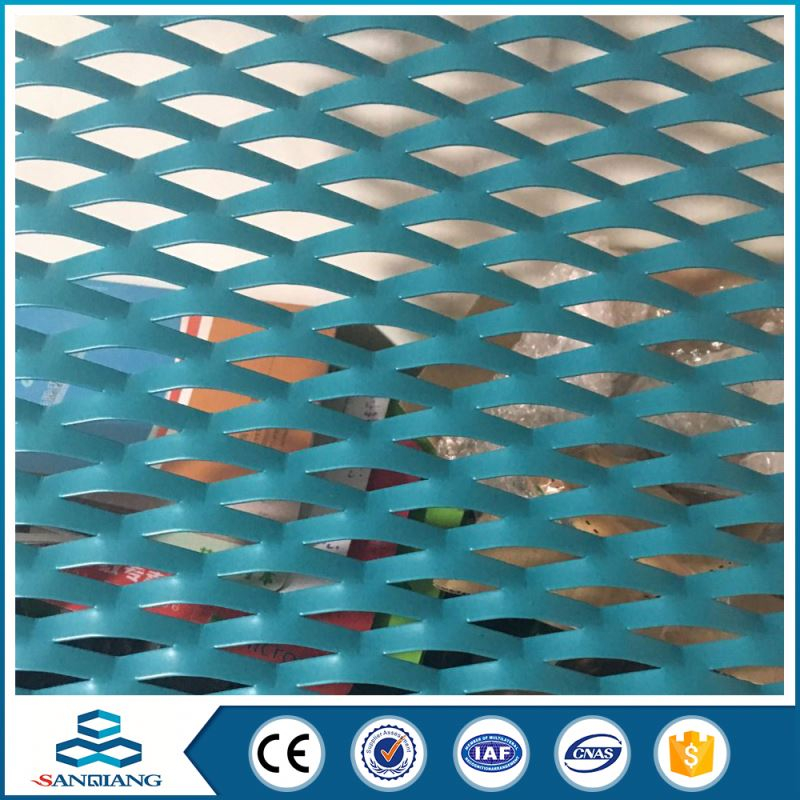gold color aluminum expanded metal mesh small hole size