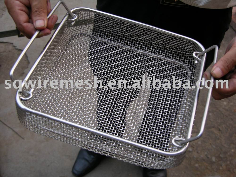 basket --hot dipped galvanized storage basket