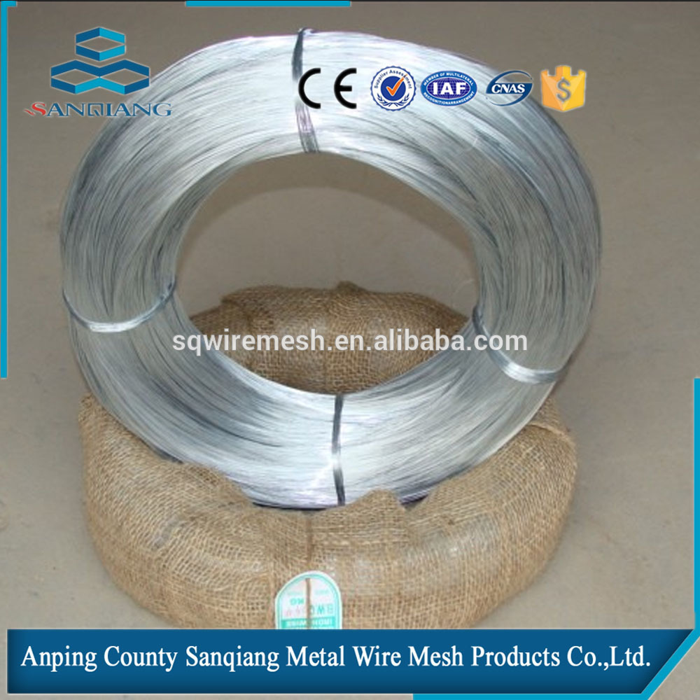 galvanzied steel wire per ton price / low-carbon galvanized steel wire /BWG 22 gauge Galvanized iron wire 8kg/coil