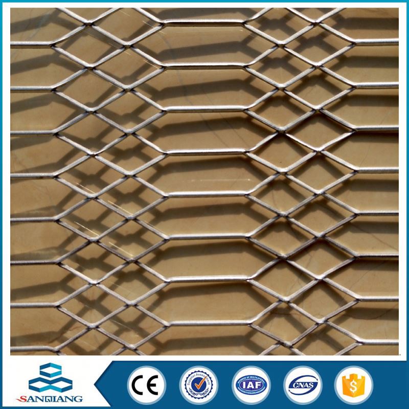 High Efficiency 5x10 iron hexagonal pattern best quality expanded metal mesh price