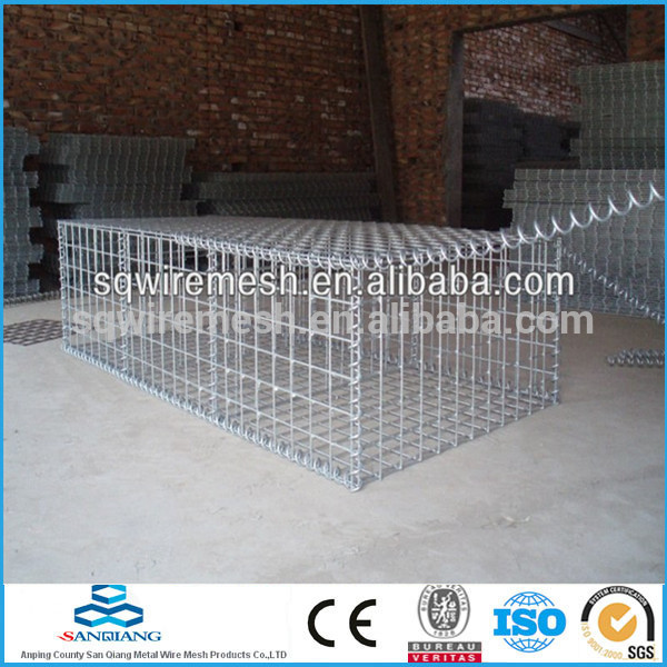 2.0-4.0mm Anping galvanized gabion boxes(professional manufacture)