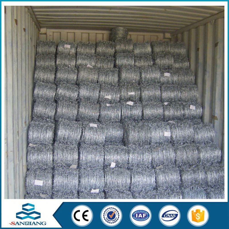 cheap price high quality galvanized single coiled razor barbed wire