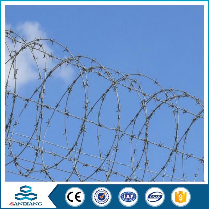 black steel single strand iron galvanized or pvc barbed wire