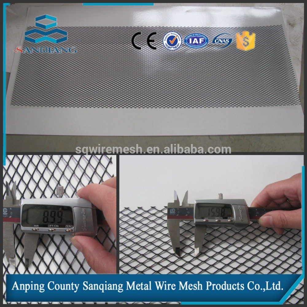 aluminum plate flattened expanded metal mesh