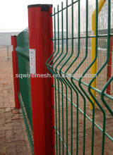 PVC coated Peach Column Fence(factory manufacture)