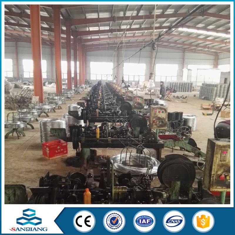 galvanised high tensile steel barbed wire making machine for prison