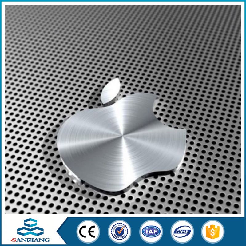 best quality hexagonal clear anodizing perforated metal mesh used in computer