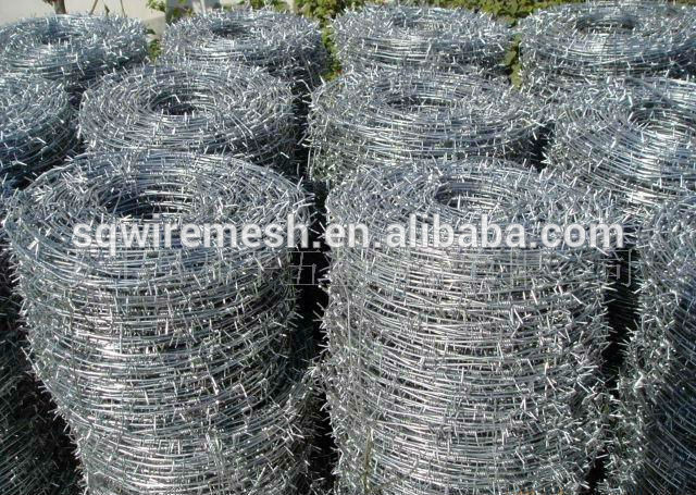 hot sale Barbed wire length per roll /barbed wire fence/barbed wire price alibaba express