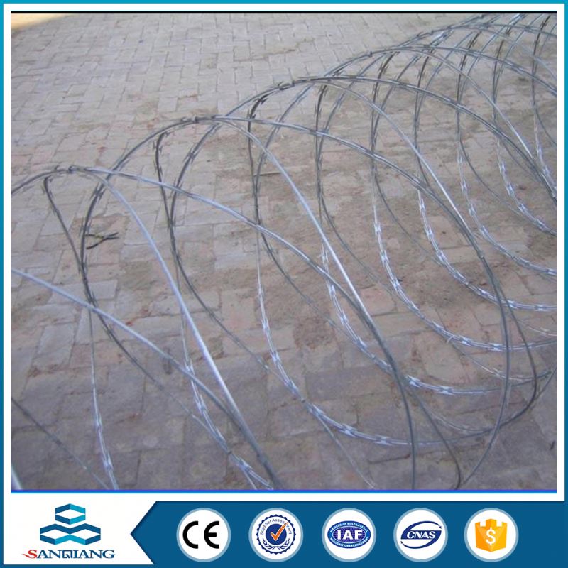 Alibaba Website flat razor wire fencing installation
