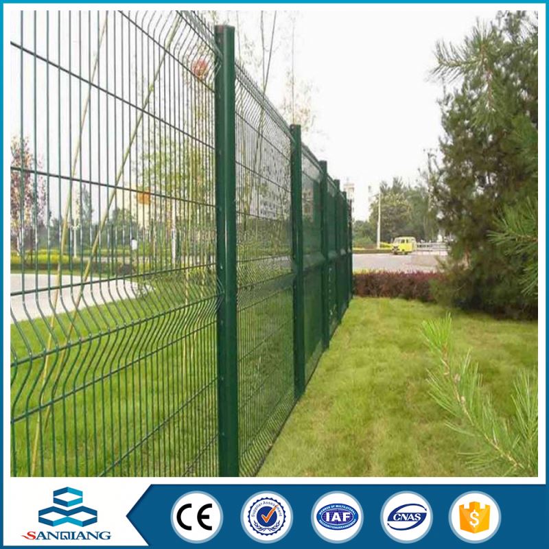 china temporary galvanized 3d iron fence supplier