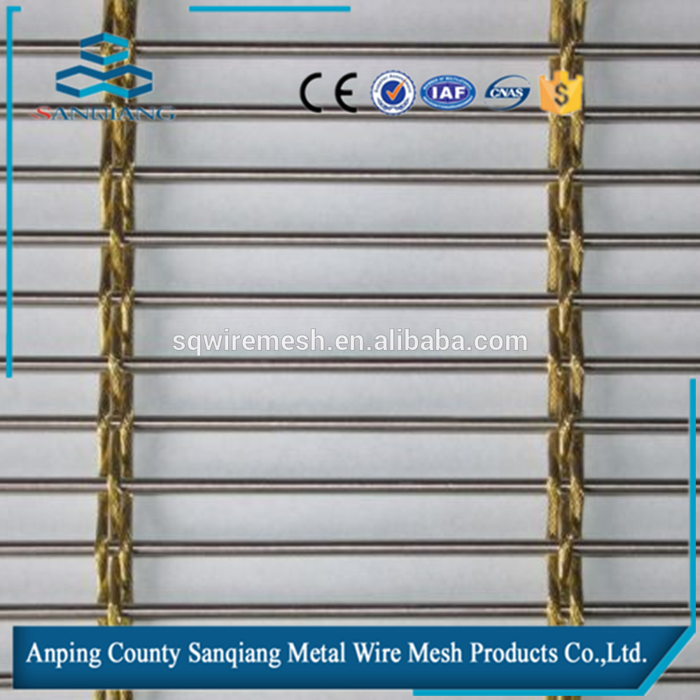Woven wire drapery/Decorative metal woven curtain