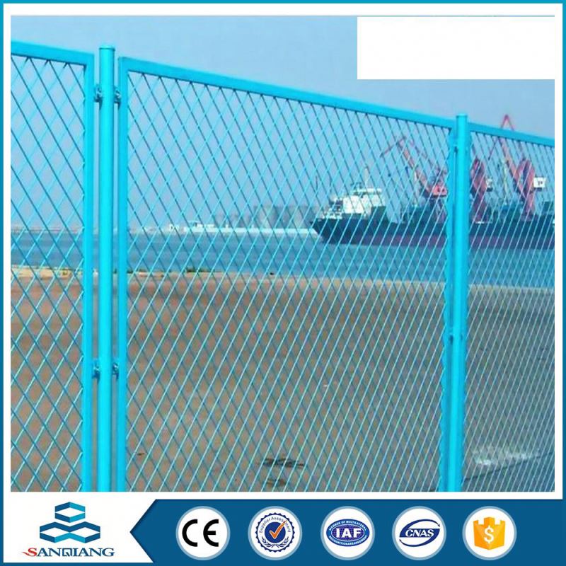 cheap vinyl galvanized expanded metal wrought iron fence panels for sa
