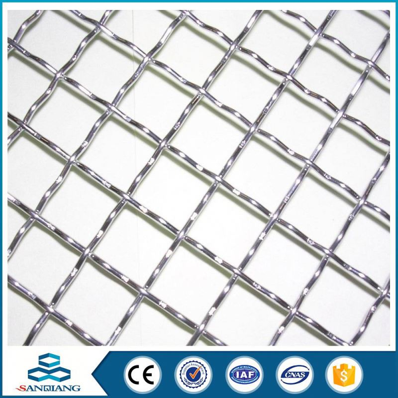 Energy Saving black wire stainless steel crimped wire mesh