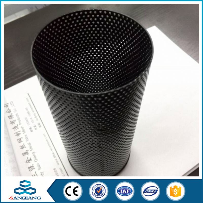 different type plastic round hole perforated metal sheet mesh used metal stairs