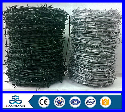 PVC coated /galvanized barded wire