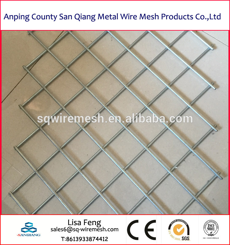 2*2 galvanized &amp; diamond hole welded wire mesh panel