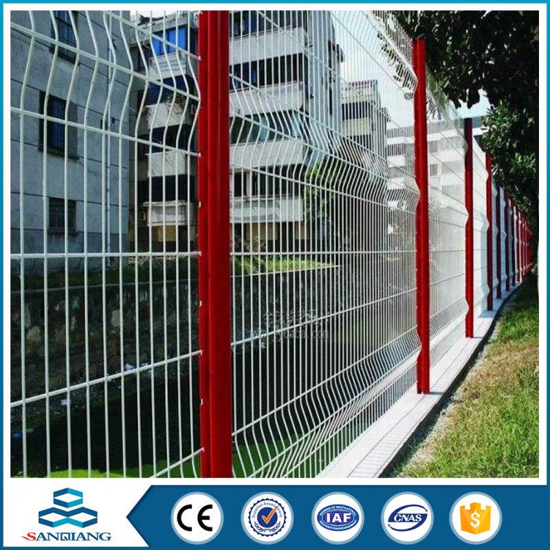 china manufacture 358 high security galvanized 3d bending fence panels price