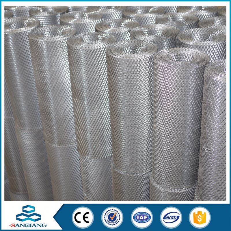 High Performance cheapest power coated diamond-hexagonal pattern expanded metal mesh