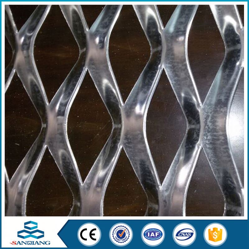 gold color aluminum expanded metal mesh small hole size