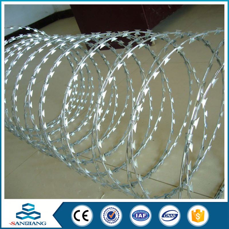 2016 New Style razor wrapped barbed wire trap fence