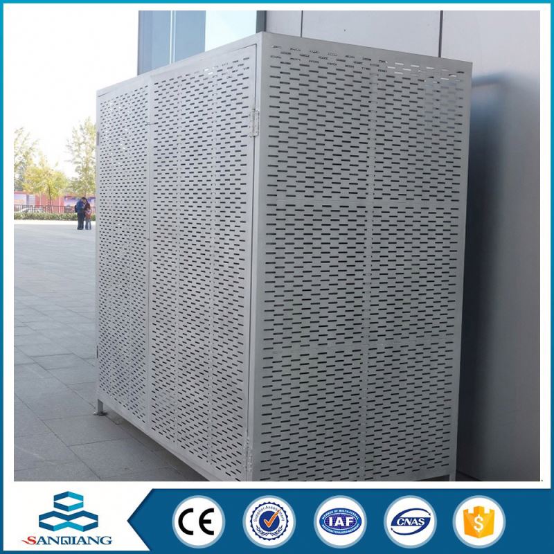 iso design pvc coated galvanized perforated metal mesh sheet