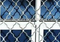 beautiful grid mesh/steel window fence