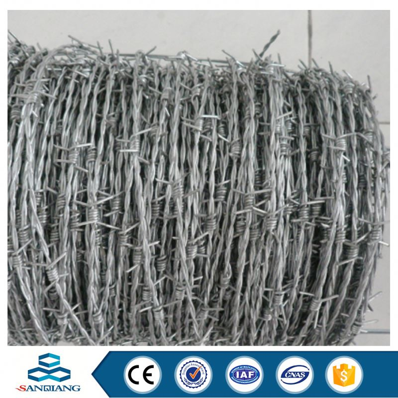 protective cross type galvanized barbed wire for road alibaba supplier