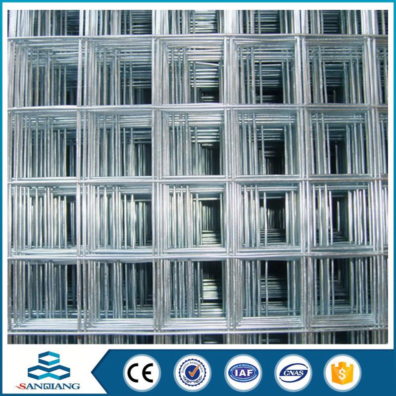 anping galvanized black welded wire mesh fence panels in 6 gauge
