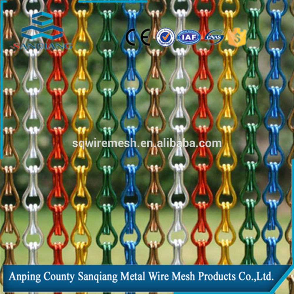 Metal Chain Link Fly Screen Mesh Door Curtain Buy Product on ANPING COUNTY SANQIANG METAL WIRE