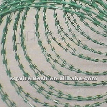 PVC coated razor barbed wire(Anping Factory)