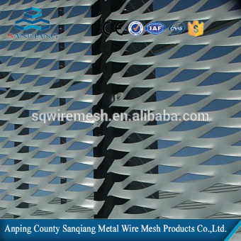 Expanded metal sunscreen mesh/used for facade curtain wall/sunscreen/building with appropriate price(anping sanqiang)