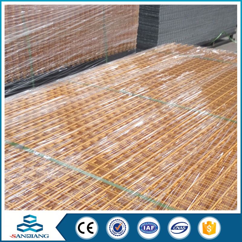bwg10 green pvc coated 3x3 galvanized welded wire mesh panel retail
