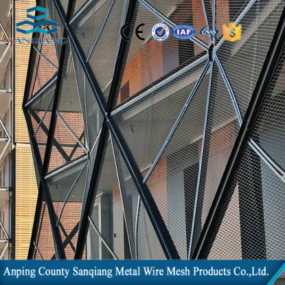 expanded metal sheet/as gratings, laths, screens, fences, filtration media and building decoration materials.(factory)
